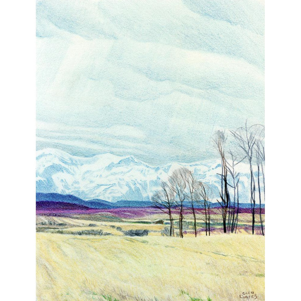 Calgary Foothills - Canvas Print | Artwork by Glen Loates