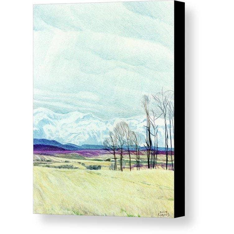 Calgary Foothills - Canvas Print | Artwork by Glen Loates