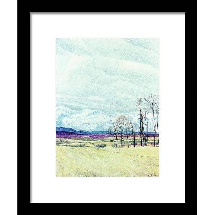Calgary Foothills - Framed Print | Artwork by Glen Loates