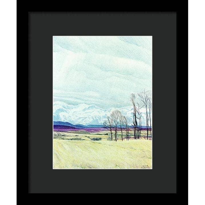 Calgary Foothills - Framed Print | Artwork by Glen Loates