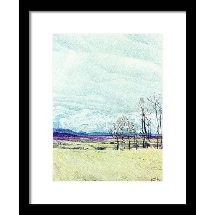 Calgary Foothills - Framed Print | Artwork by Glen Loates