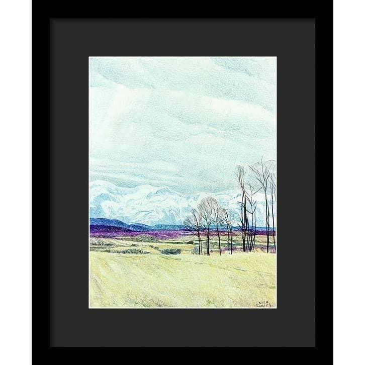 Calgary Foothills - Framed Print | Artwork by Glen Loates