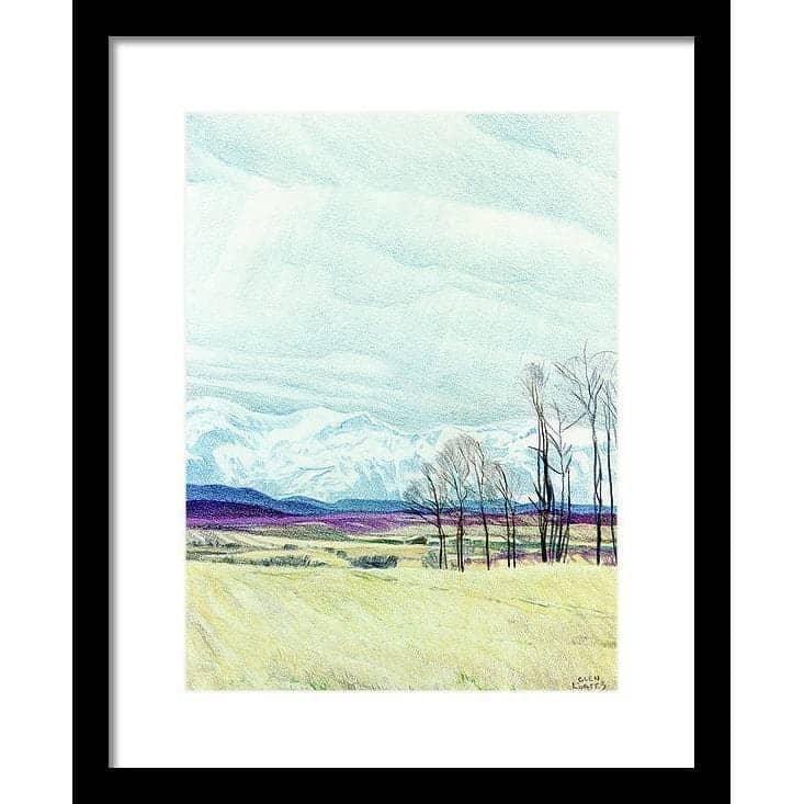 Calgary Foothills - Framed Print | Artwork by Glen Loates