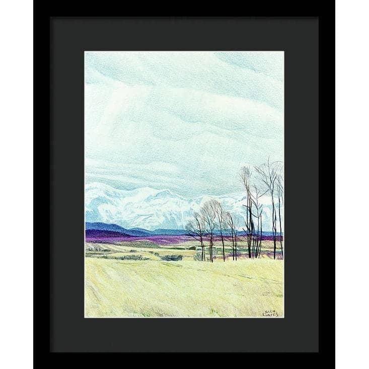 Calgary Foothills - Framed Print | Artwork by Glen Loates