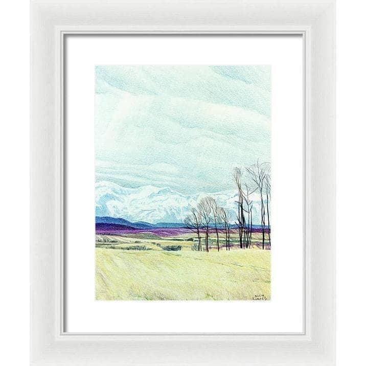 Calgary Foothills - Framed Print | Artwork by Glen Loates