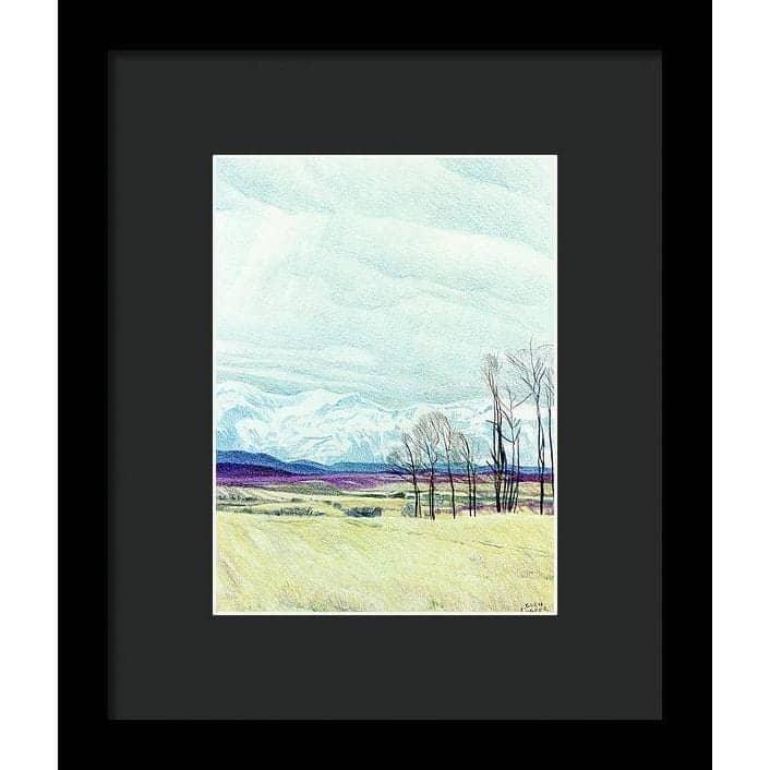 Calgary Foothills - Framed Print | Artwork by Glen Loates