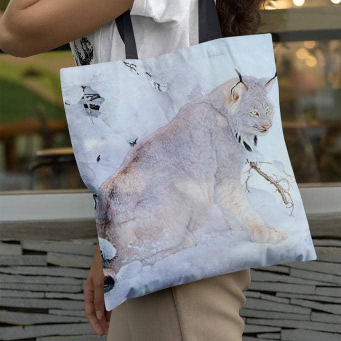 Canada Lynx - Tote Bag | Artwork by Glen Loates