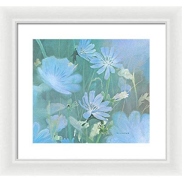 Chicories - Framed Print | Artwork by Glen Loates