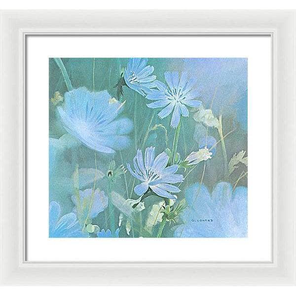 Chicories - Framed Print | Artwork by Glen Loates