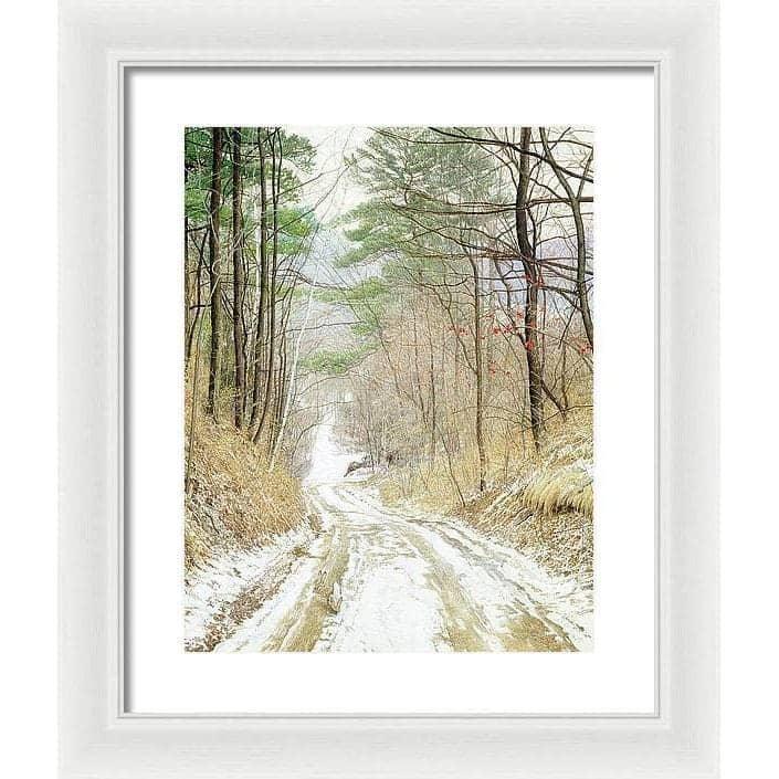 Cottontail Run - Framed Print | Artwork by Glen Loates
