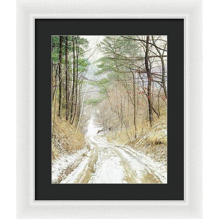 Cottontail Run - Framed Print | Artwork by Glen Loates