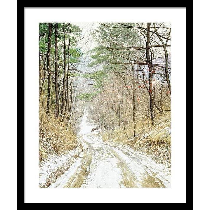 Cottontail Run - Framed Print | Artwork by Glen Loates