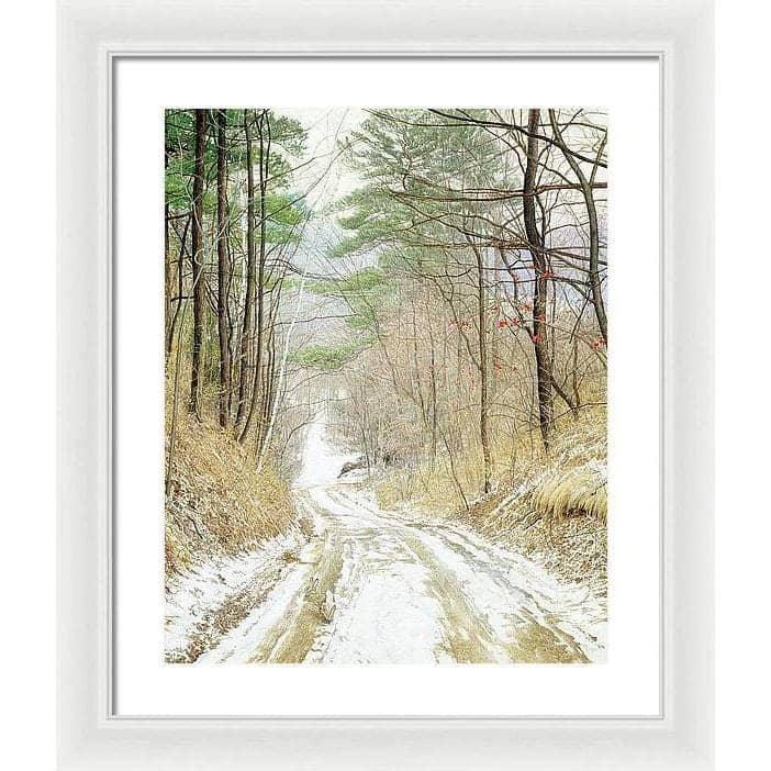 Cottontail Run - Framed Print | Artwork by Glen Loates