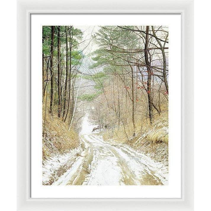 Cottontail Run - Framed Print | Artwork by Glen Loates