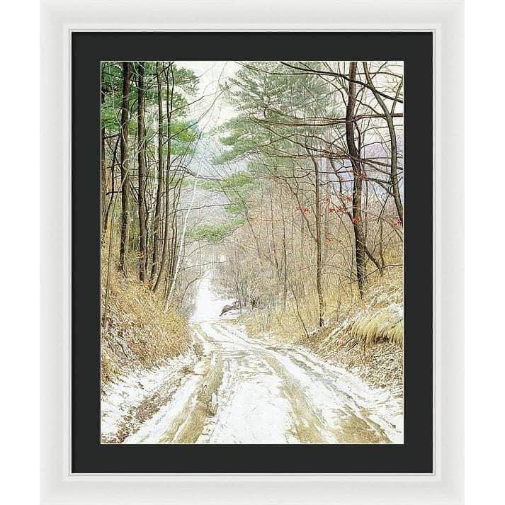 Cottontail Run - Framed Print | Artwork by Glen Loates