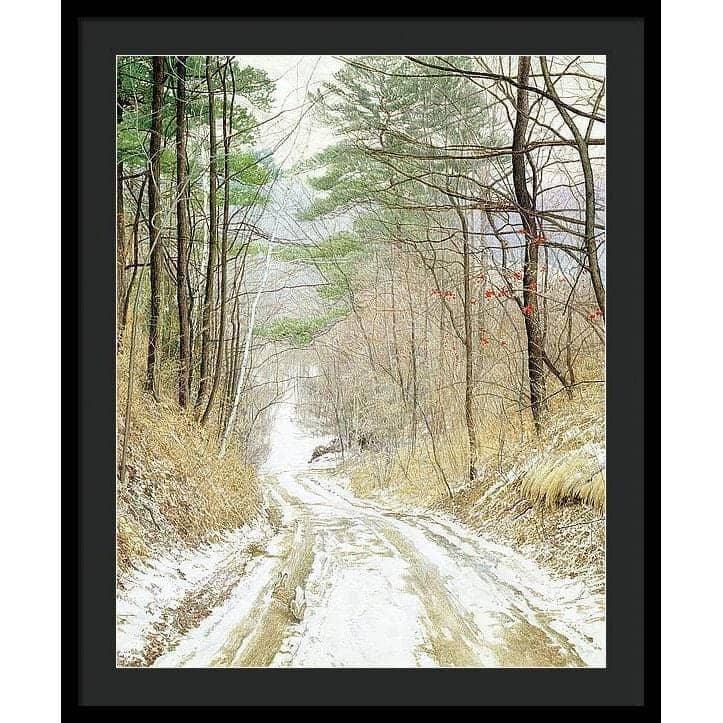 Cottontail Run - Framed Print | Artwork by Glen Loates