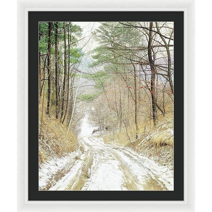 Cottontail Run - Framed Print | Artwork by Glen Loates