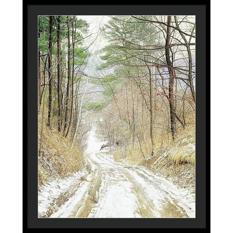Cottontail Run - Framed Print | Artwork by Glen Loates