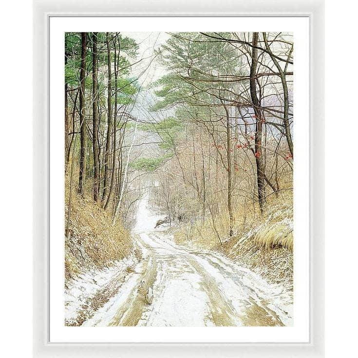 Cottontail Run - Framed Print | Artwork by Glen Loates
