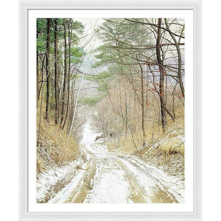 Cottontail Run - Framed Print | Artwork by Glen Loates