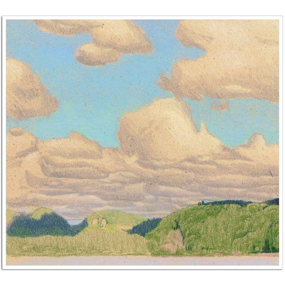Drag Lake Cloud Study - Art Print | Artwork by Glen Loates