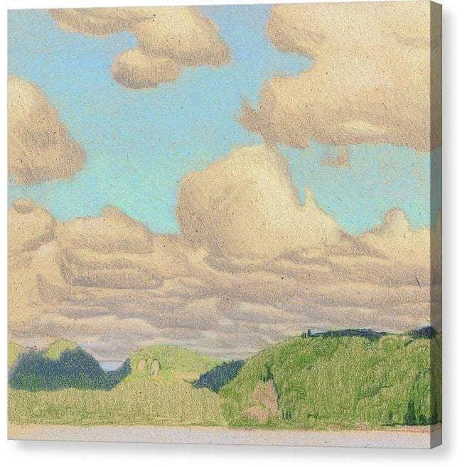 Drag Lake Cloud Study - Canvas Print | Artwork by Glen Loates