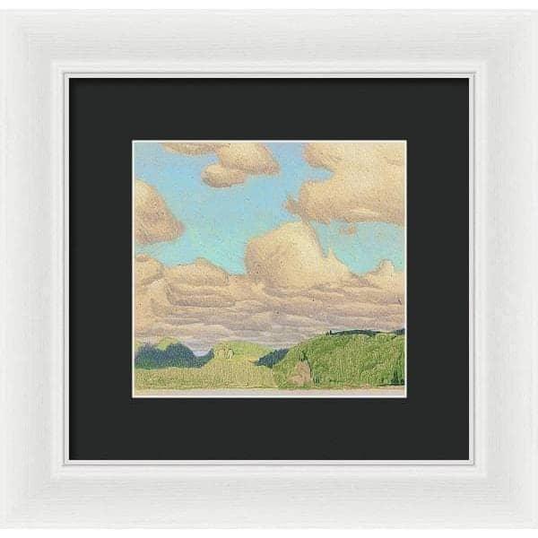 Drag Lake Cloud Study - Framed Print | Artwork by Glen Loates