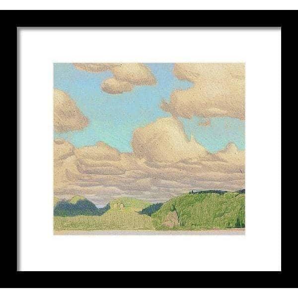 Drag Lake Cloud Study - Framed Print | Artwork by Glen Loates