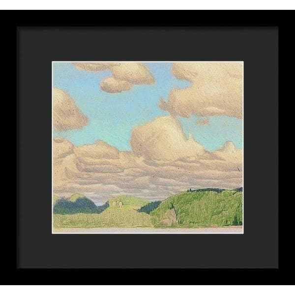 Drag Lake Cloud Study - Framed Print | Artwork by Glen Loates