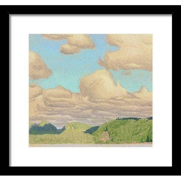 Drag Lake Cloud Study - Framed Print | Artwork by Glen Loates