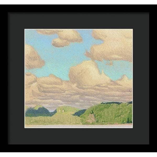 Drag Lake Cloud Study - Framed Print | Artwork by Glen Loates