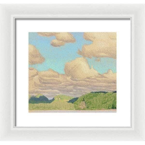 Drag Lake Cloud Study - Framed Print | Artwork by Glen Loates
