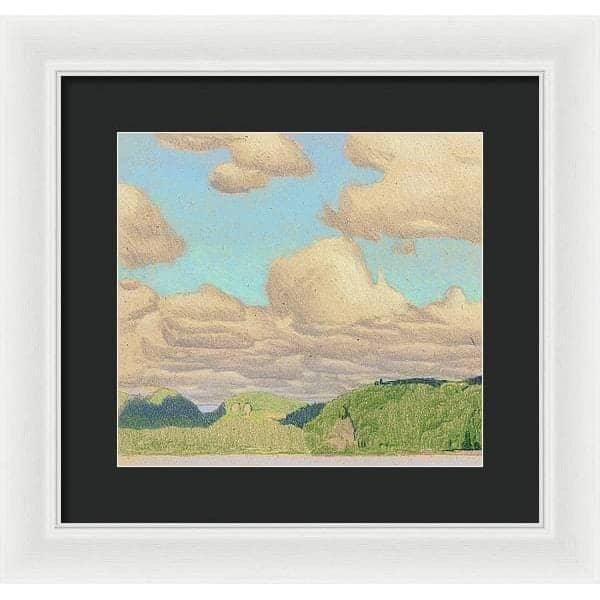Drag Lake Cloud Study - Framed Print | Artwork by Glen Loates