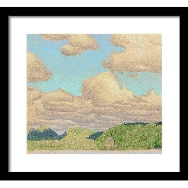 Drag Lake Cloud Study - Framed Print | Artwork by Glen Loates
