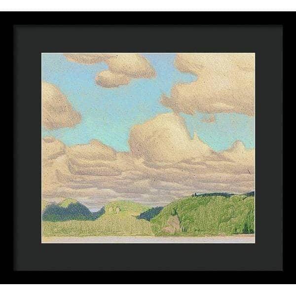 Drag Lake Cloud Study - Framed Print | Artwork by Glen Loates