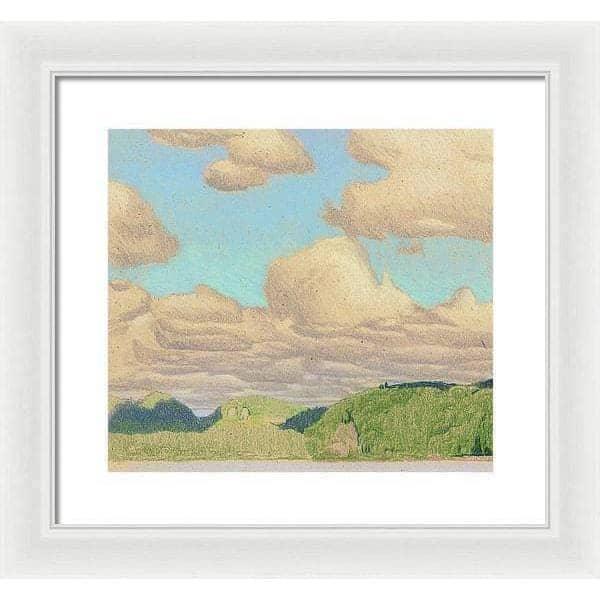 Drag Lake Cloud Study - Framed Print | Artwork by Glen Loates