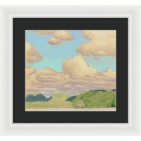 Drag Lake Cloud Study - Framed Print | Artwork by Glen Loates