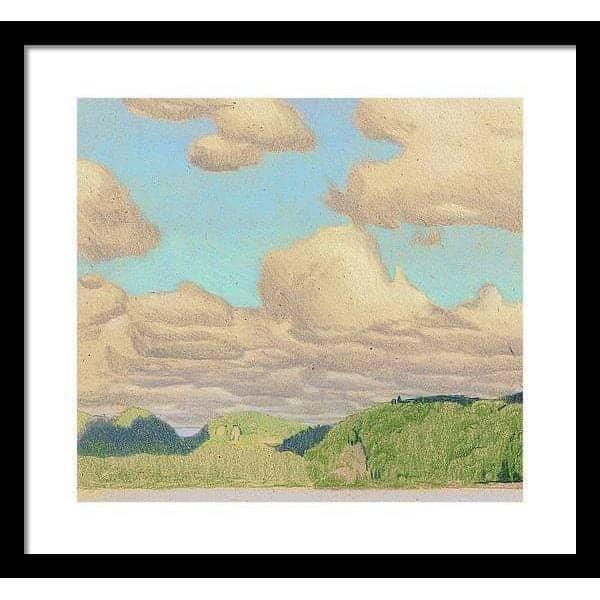 Drag Lake Cloud Study - Framed Print | Artwork by Glen Loates