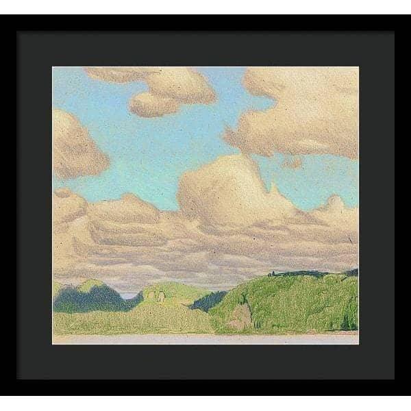 Drag Lake Cloud Study - Framed Print | Artwork by Glen Loates