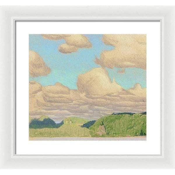 Drag Lake Cloud Study - Framed Print | Artwork by Glen Loates