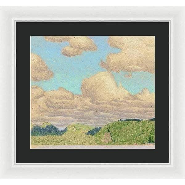 Drag Lake Cloud Study - Framed Print | Artwork by Glen Loates