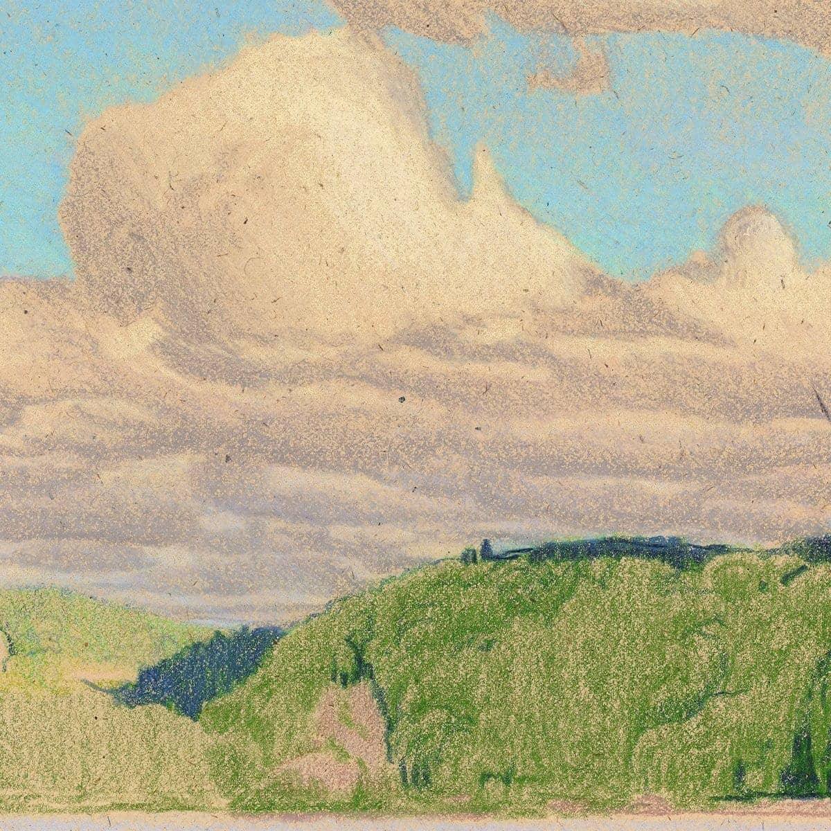 Drag Lake Cloud Study - Framed Print | Artwork by Glen Loates