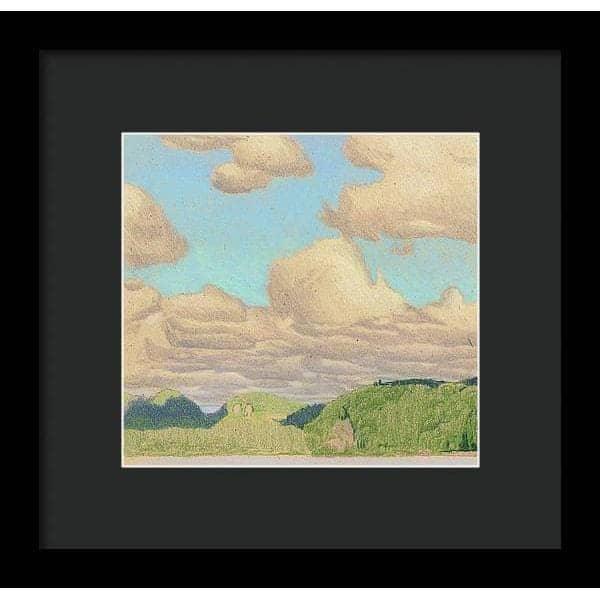 Drag Lake Cloud Study - Framed Print | Artwork by Glen Loates