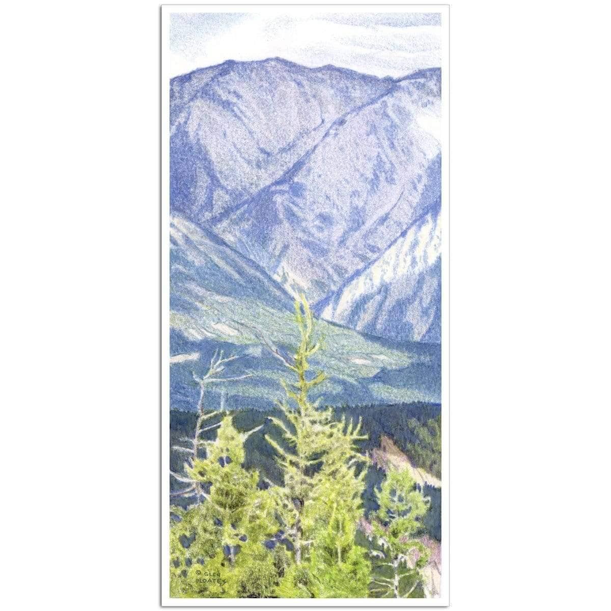 Fairholme Range Banff - Art Print | Artwork by Glen Loates