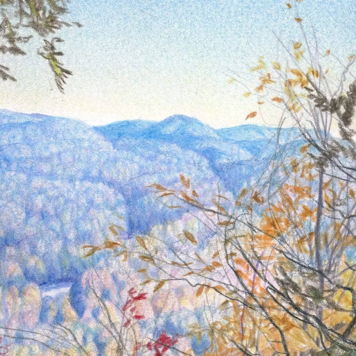 Hockley Valley Rock - Canvas Print | Artwork by Glen Loates