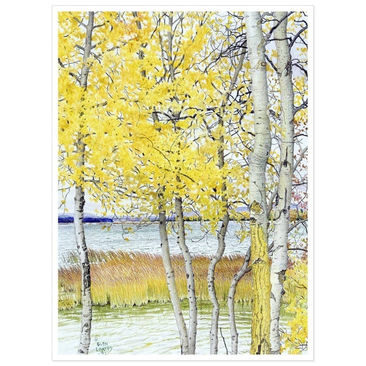 Lac Cardinal Peace River - Art Print | Artwork by Glen Loates