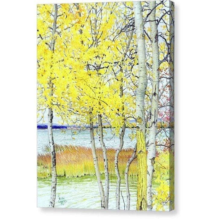 Lac Cardinal Peace River - Canvas Print | Artwork by Glen Loates