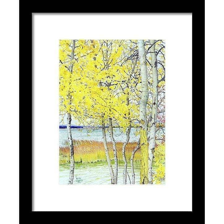 Lac Cardinal Peace River - Framed Print | Artwork by Glen Loates