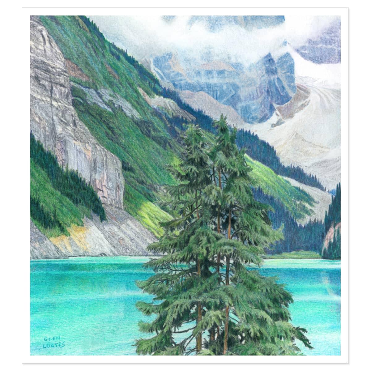 Lake Louise Alberta - Art Print | Artwork by Glen Loates