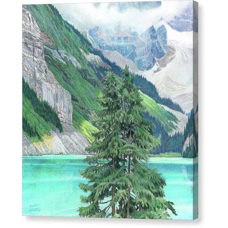 Lake Louise Alberta - Canvas Print | Artwork by Glen Loates